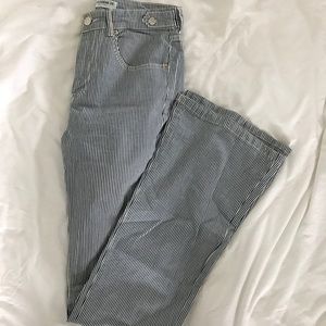 Pull&Bear Striped Flare Jeans